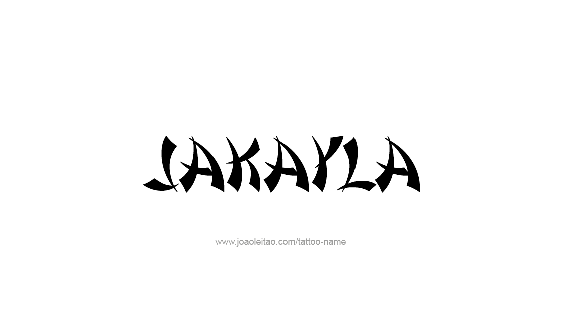 Tattoo Design Name Jakayla   