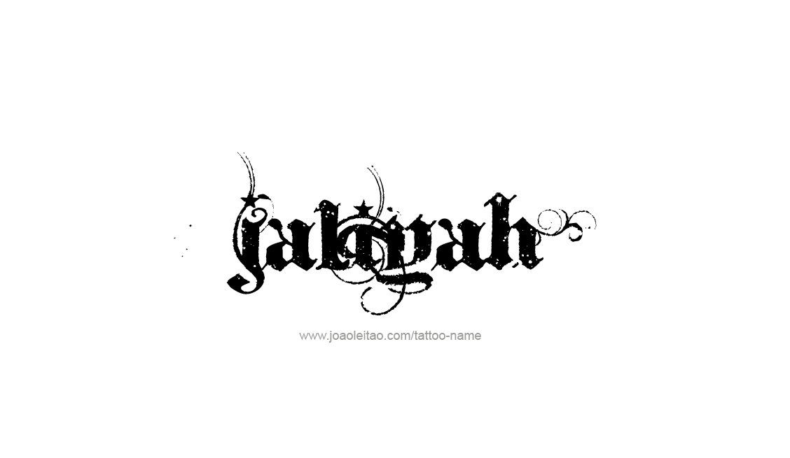 Tattoo Design Name Jaliyah   