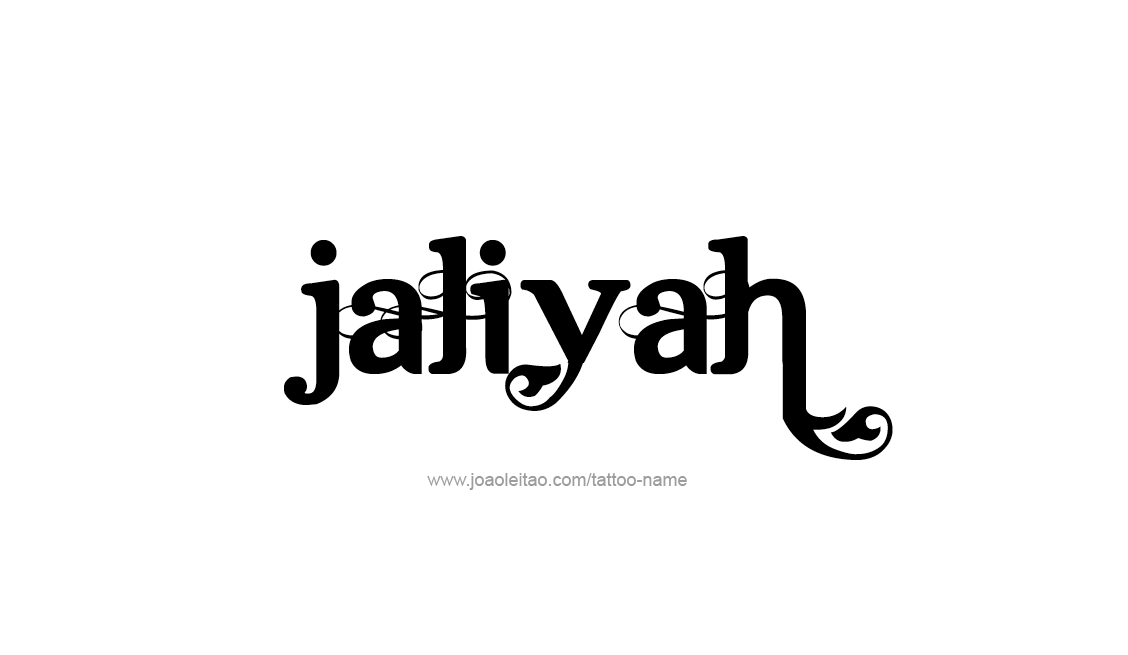 Tattoo Design Name Jaliyah   