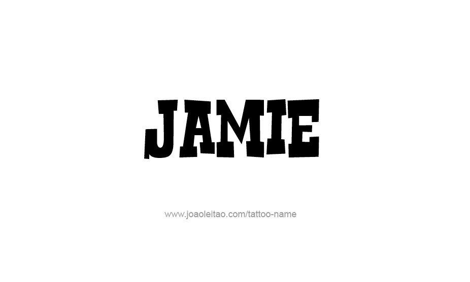 Tattoo Design Name Jamie   