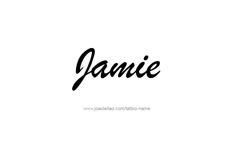 Tattoo Design Name Jamie   