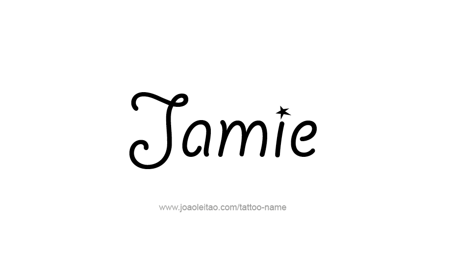 Tattoo Design Name Jamie   