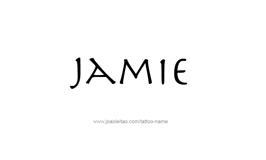 Tattoo Design Name Jamie   