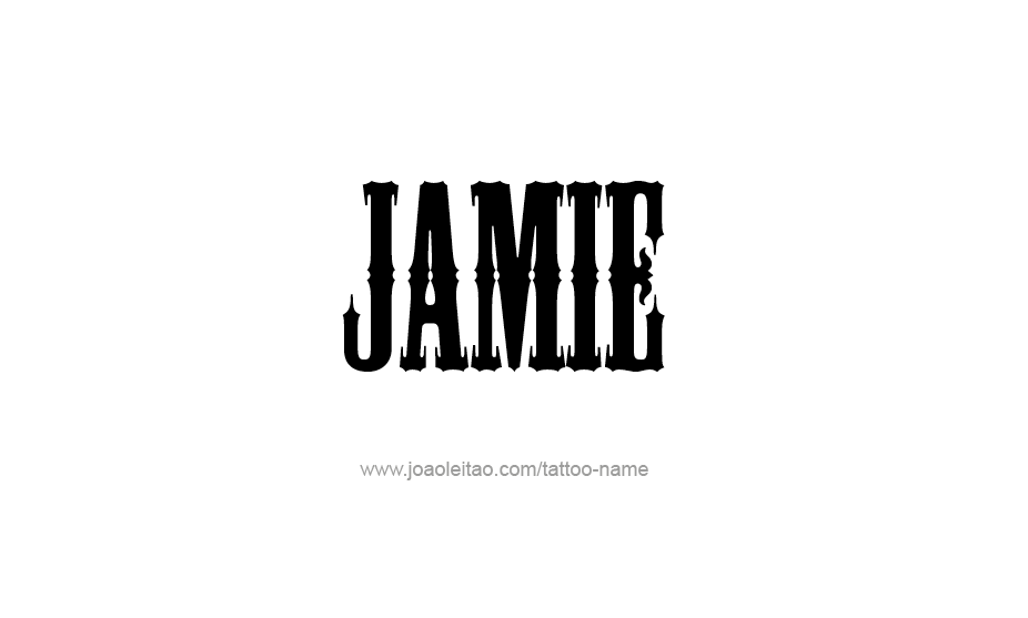 Tattoo Design Name Jamie   