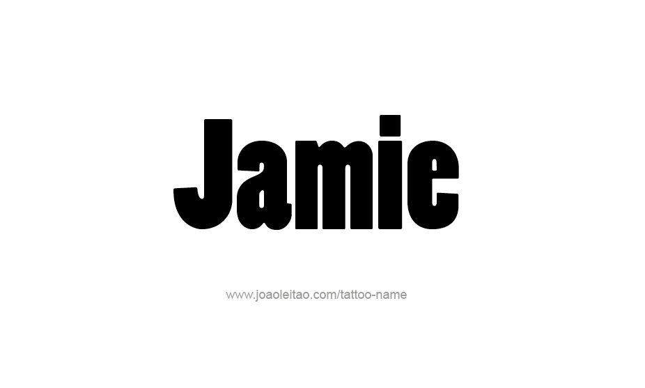 Tattoo Design Name Jamie   