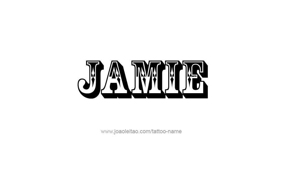 Tattoo Design Name Jamie   