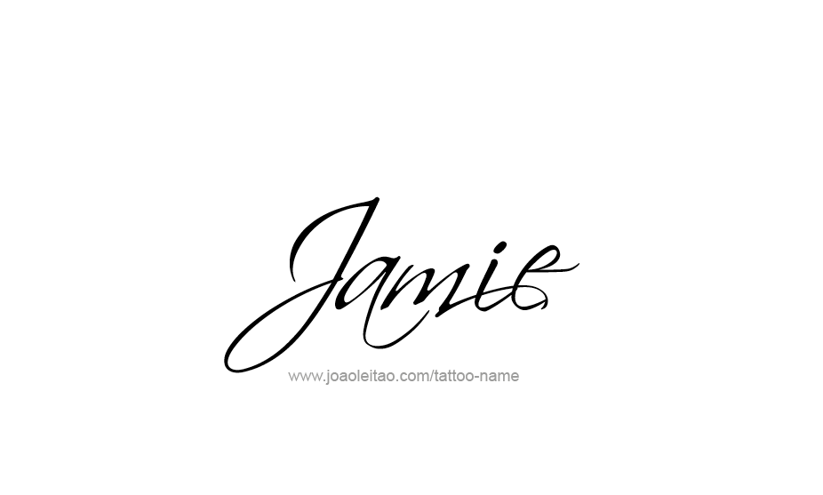 Tattoo Design Name Jamie   