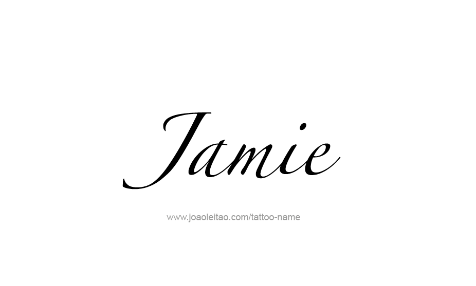 Tattoo Design Name Jamie   