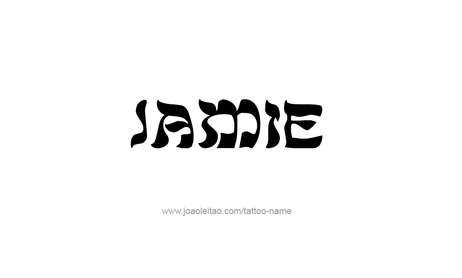 Tattoo Design Name Jamie   