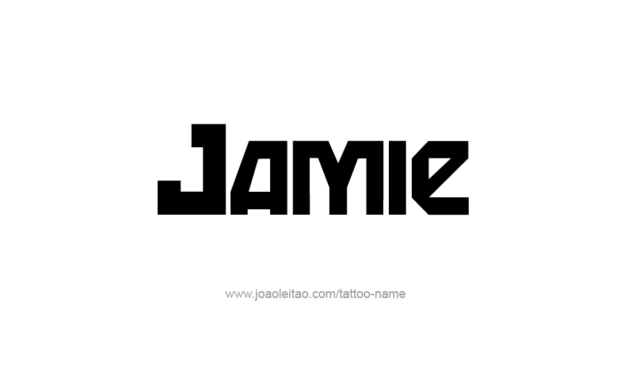 Tattoo Design Name Jamie   