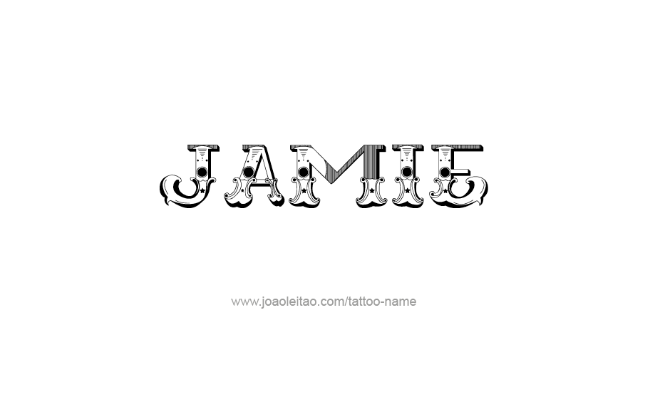 Tattoo Design Name Jamie   