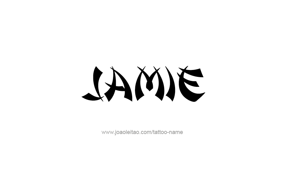 Tattoo Design Name Jamie   