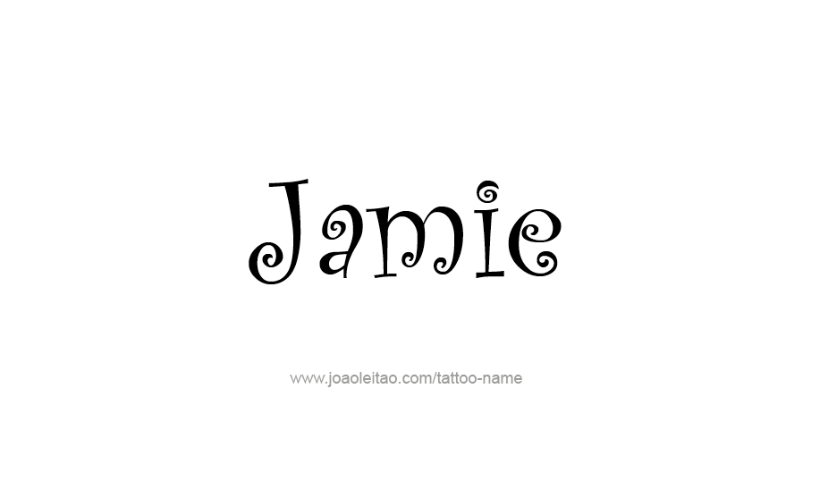 Tattoo Design Name Jamie   