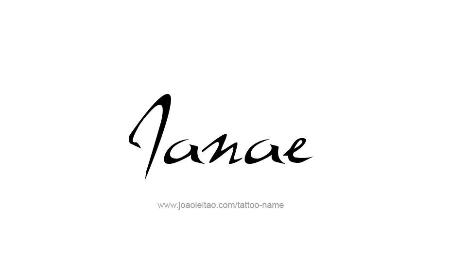 Tattoo Design Name Janae   