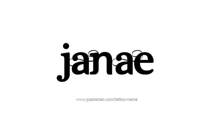 Tattoo Design Name Janae   