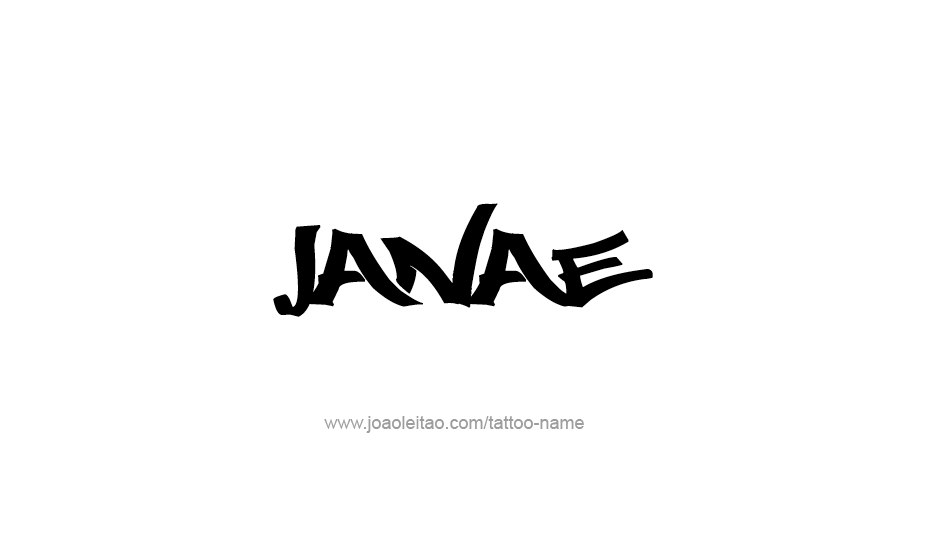 Tattoo Design Name Janae   