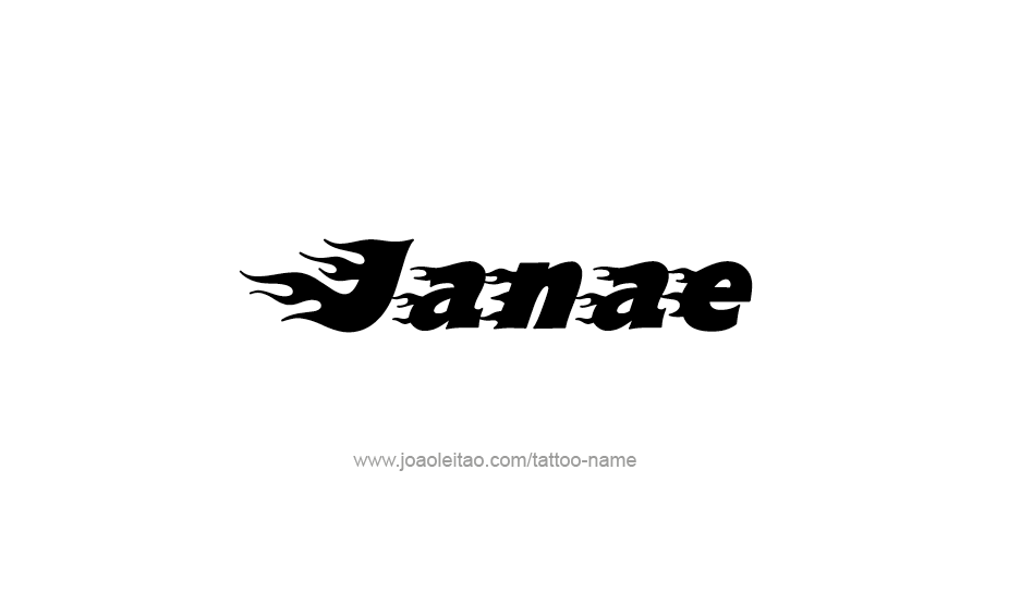 Tattoo Design Name Janae   