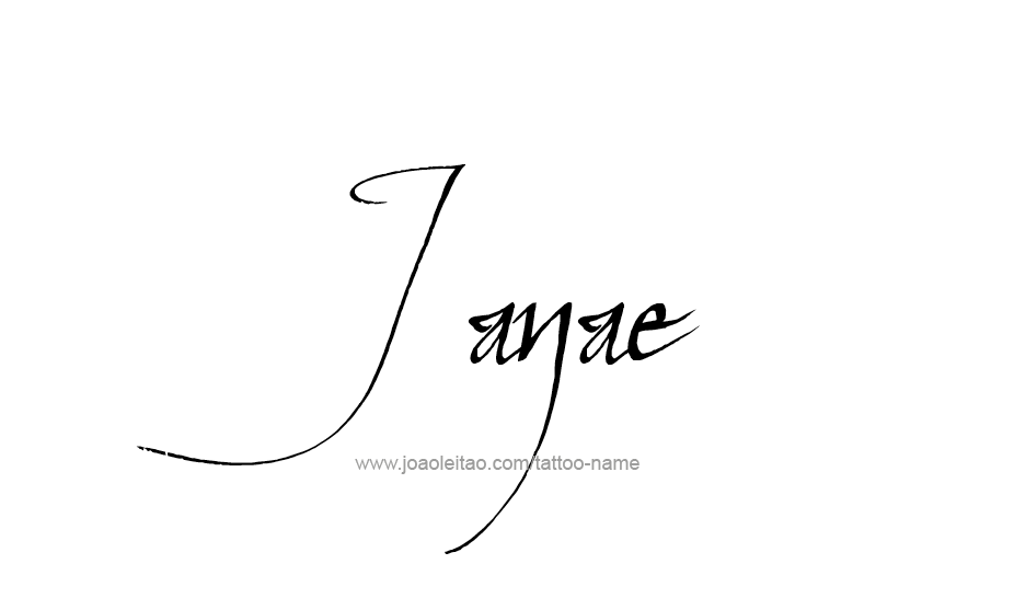 Tattoo Design Name Janae   