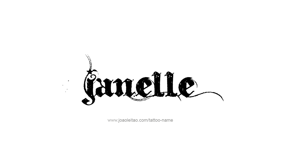 Tattoo Design Name Janelle   