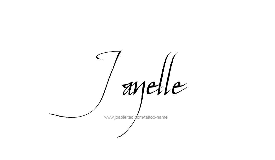 Tattoo Design Name Janelle   