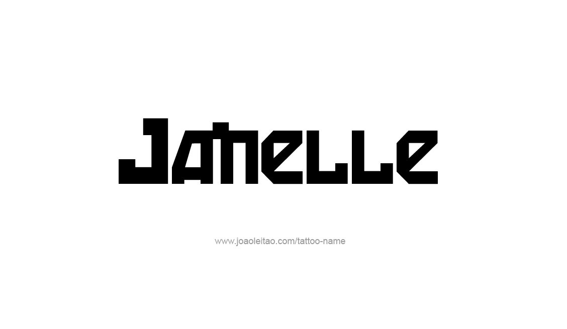 Tattoo Design Name Janelle   