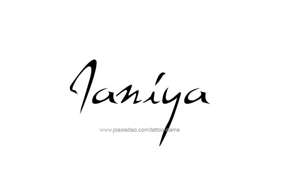 Tattoo Design Name Janiya   