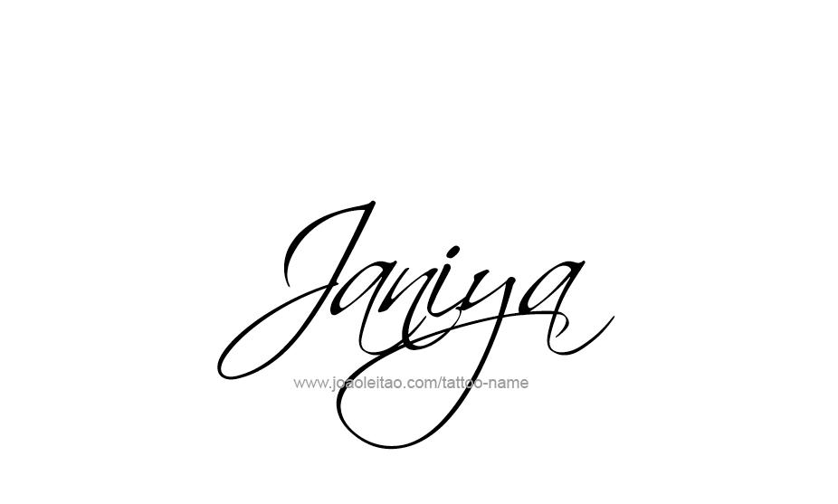 Tattoo Design Name Janiya   