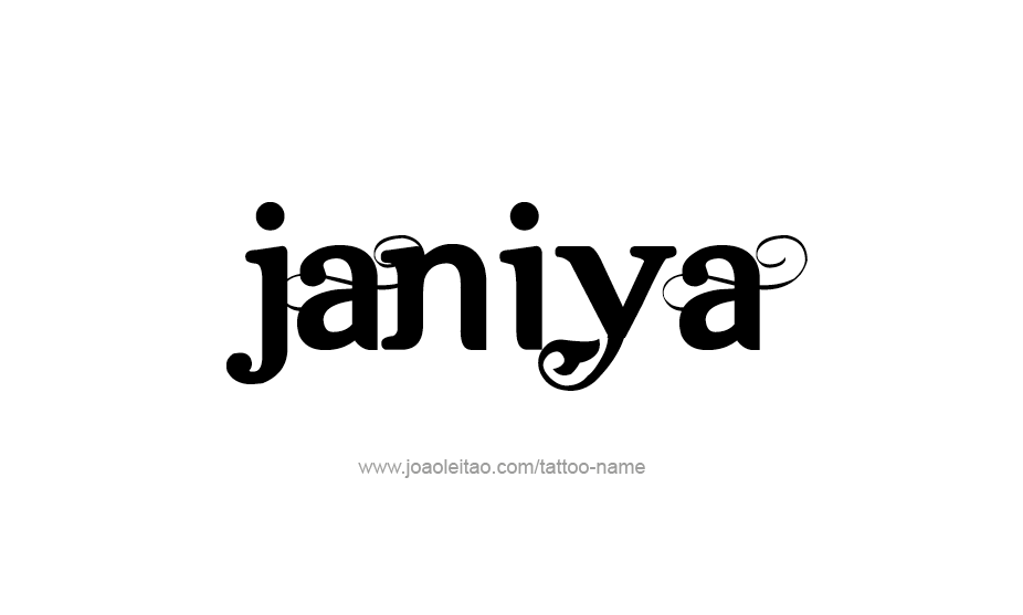 Tattoo Design Name Janiya   