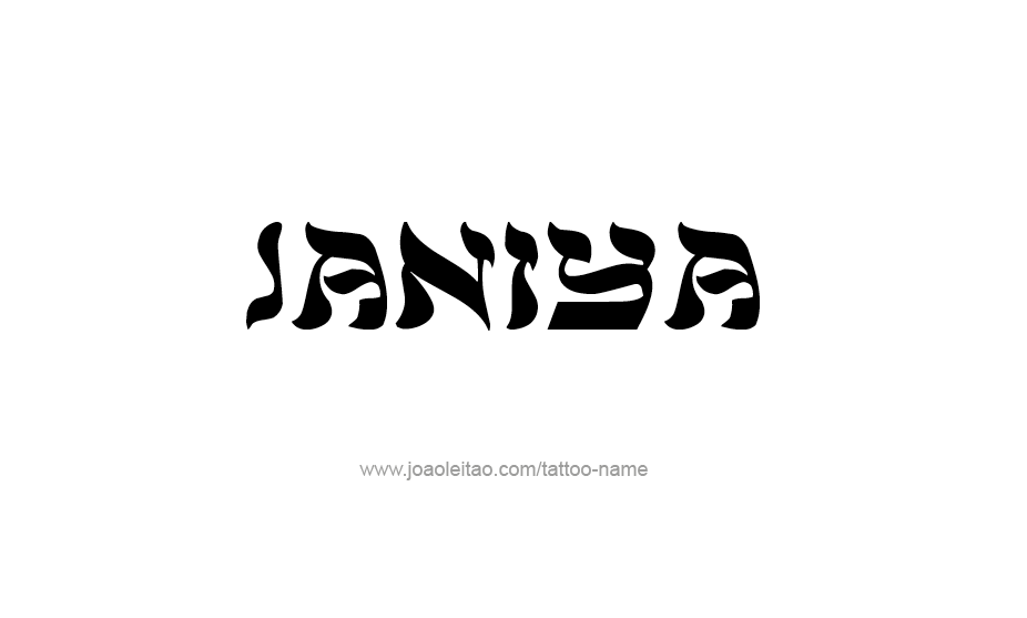 Tattoo Design Name Janiya   