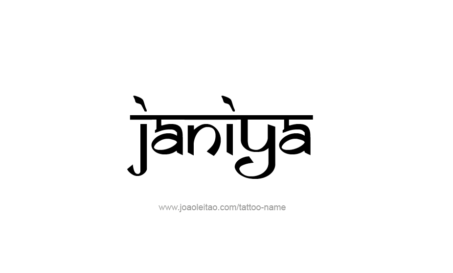 Tattoo Design Name Janiya   