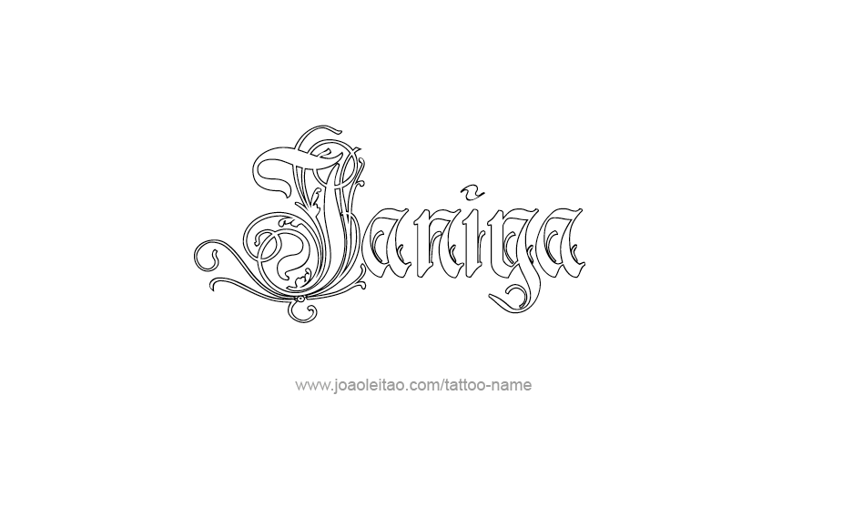 Tattoo Design Name Janiya   