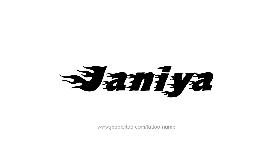 Tattoo Design Name Janiya   