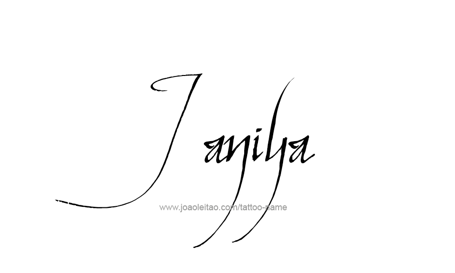 Tattoo Design Name Janiya   