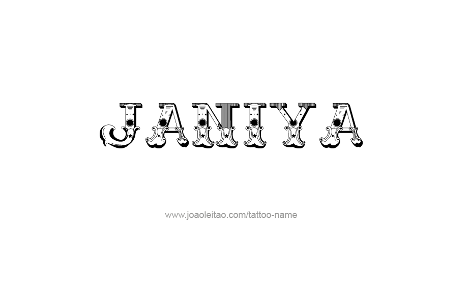 Tattoo Design Name Janiya   