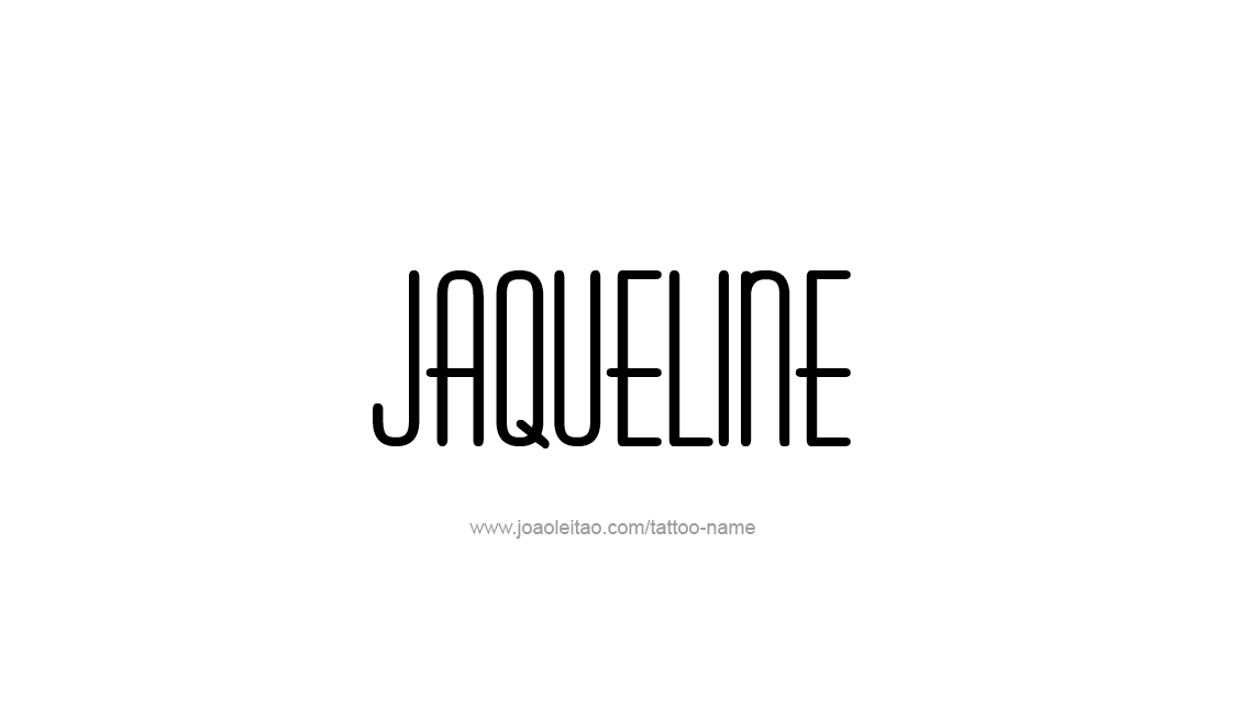 Tattoo Design Name Jaqueline   