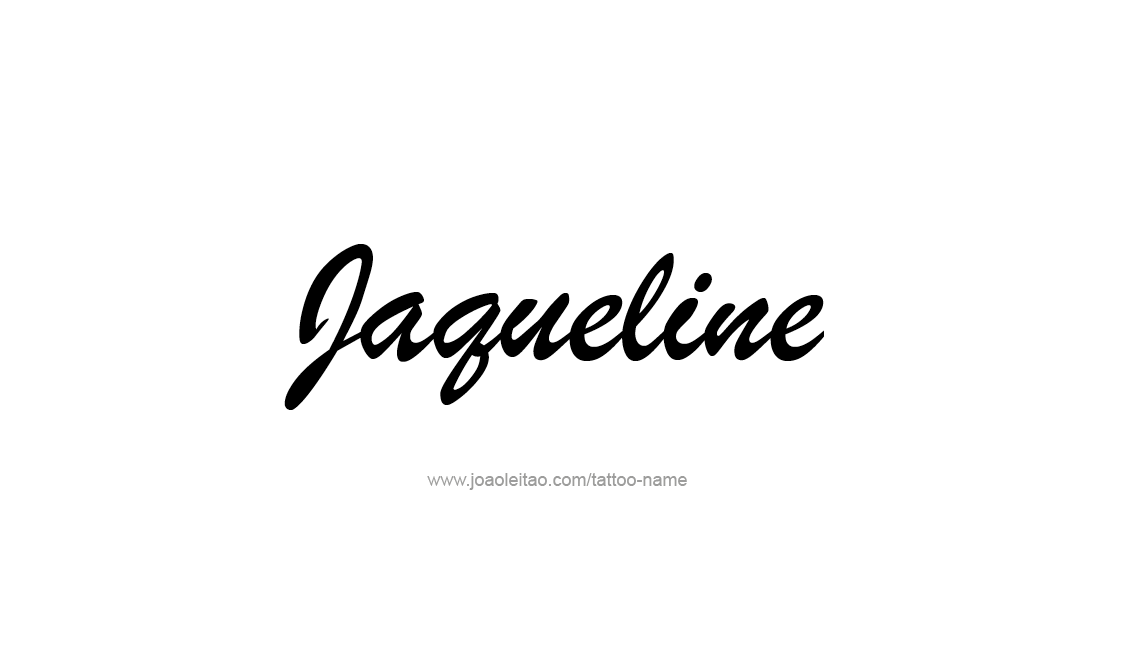 Tattoo Design Name Jaqueline   