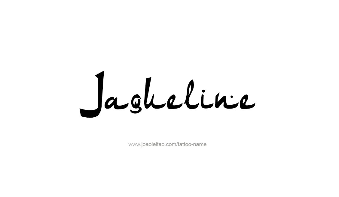 Tattoo Design Name Jaqueline   