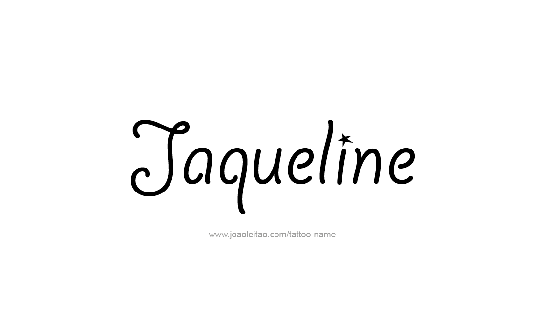 Tattoo Design Name Jaqueline   