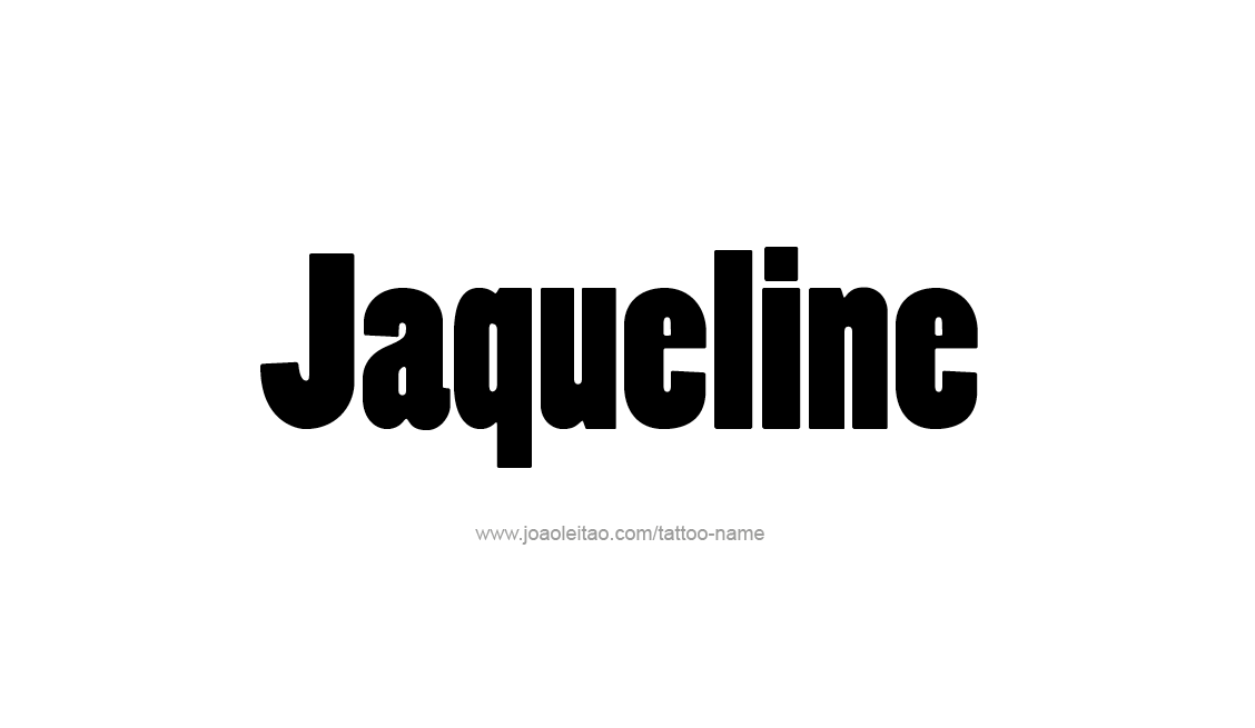 Tattoo Design Name Jaqueline   