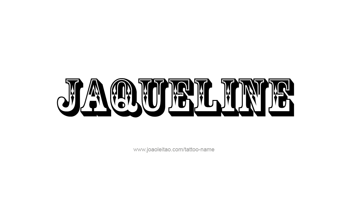 Tattoo Design Name Jaqueline   