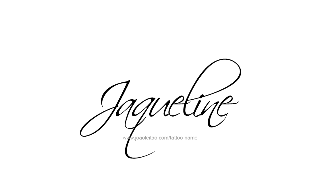 Tattoo Design Name Jaqueline   