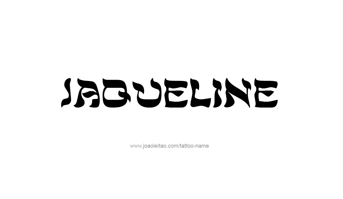 Tattoo Design Name Jaqueline   