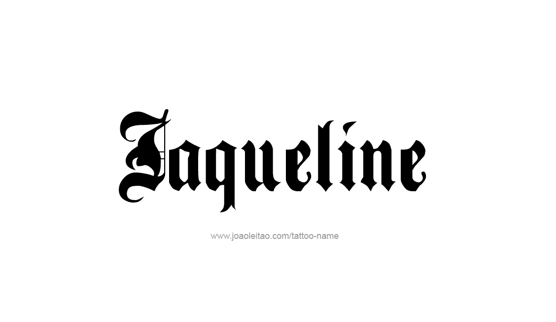 Tattoo Design Name Jaqueline   