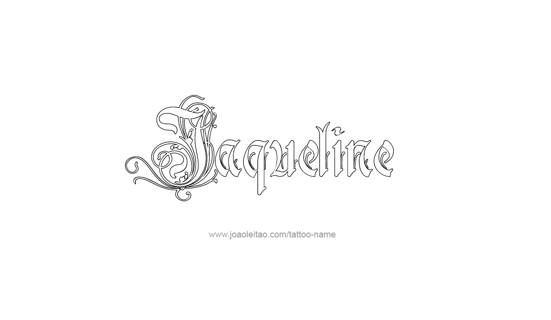 Tattoo Design Name Jaqueline   