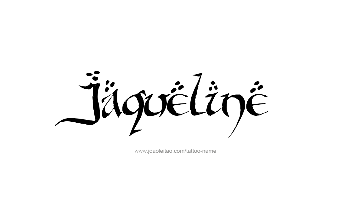 Tattoo Design Name Jaqueline   