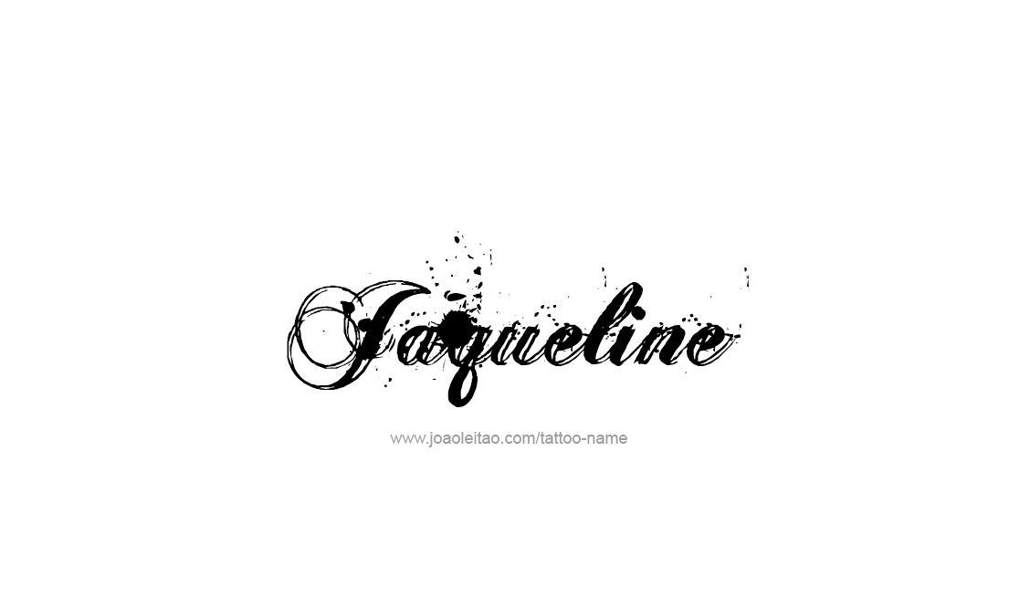 Tattoo Design Name Jaqueline   