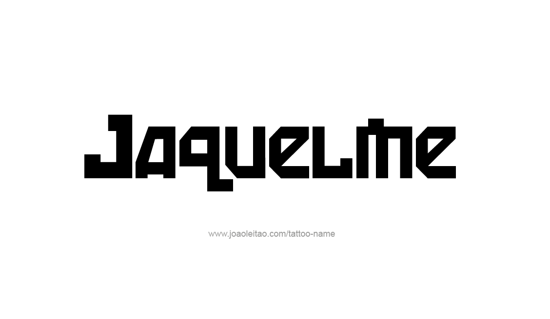 Tattoo Design Name Jaqueline   