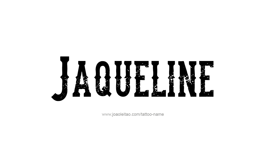 Tattoo Design Name Jaqueline   