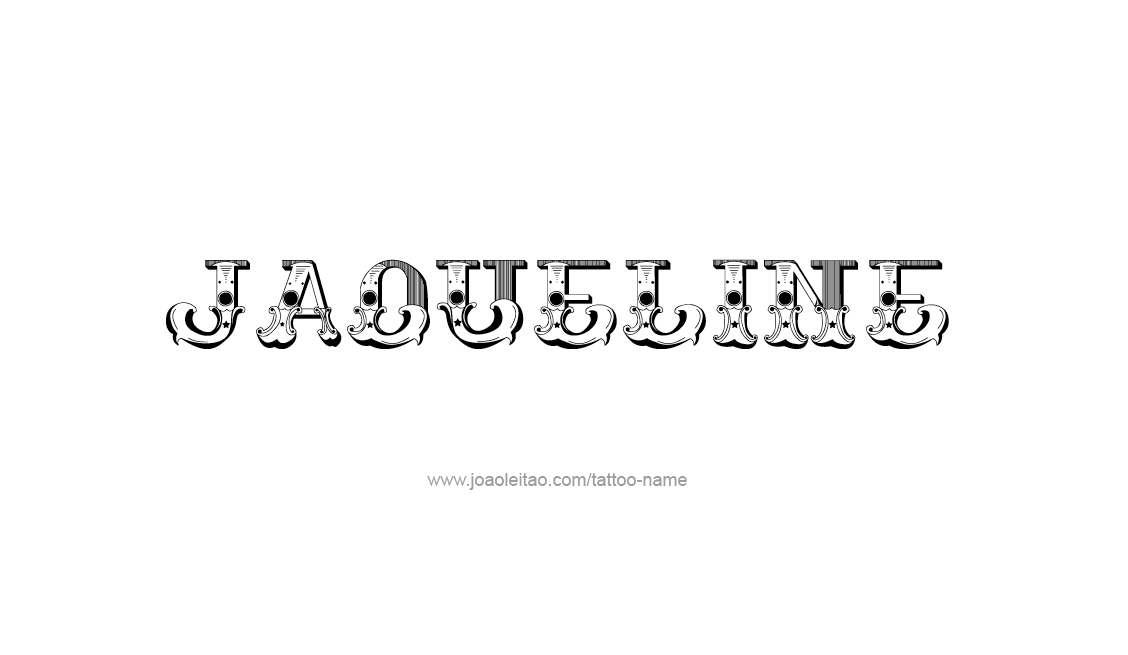 Tattoo Design Name Jaqueline   