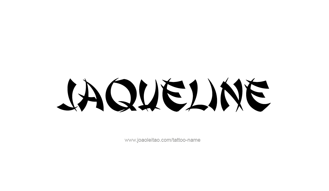 Tattoo Design Name Jaqueline   